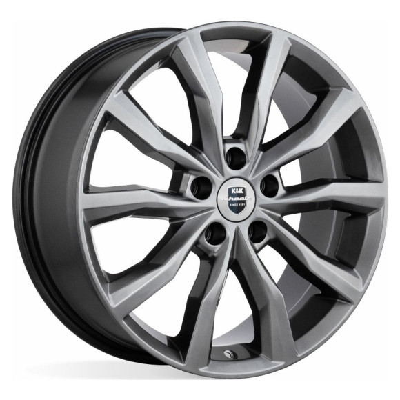 Диски КиК 7.5\R18 5*108 ET33 d67.1 Дарк платинум