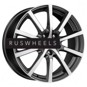 Диски iFree 7x17/5x110 ET39 D65,1 Big Byz (КС680) Блэк Джек