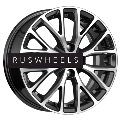 Диски КИК 6x15/4x100 ET46 D54,1 КС782 Алмаз черный