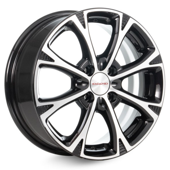 Диски КиК 6,0\R15 4*100 ET40 d60.1 Алмаз черный