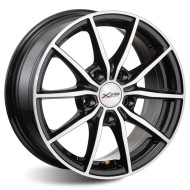 Диски Xtrike 6.5\R15 5*114.3 ET40 d66.1 BK/FP Диски Xtrike 6.5\R15 5*114.3 ET40 d66.1 BK/FP