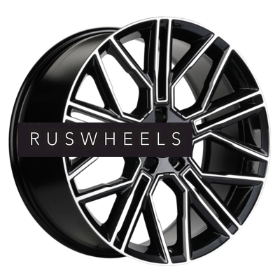 Диски Khomen Wheels 9,5x21/5x114,3 ET40 D64,1 KHW2101 (Tesla) Black-FP Диски Khomen Wheels 9,5x21/5x114,3 ET40 D64,1 KHW2101 (Tesla) Black-FP