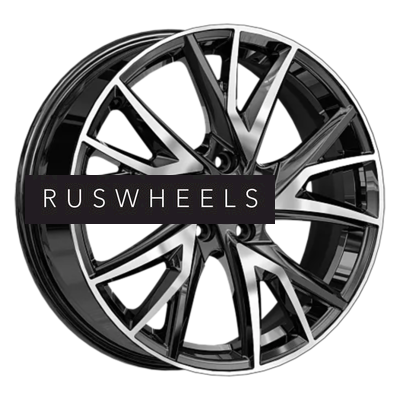 Диски КИК 6,5x18/5x114,3 ET34 D66,6 Кайлас (КС1054) Алмаз черный Диски КИК 6,5x18/5x114,3 ET34 D66,6 Кайлас (КС1054) Алмаз черный