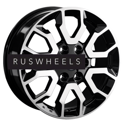 Диски Replay 7,5x18/6x139,7 ET55 D95,1 LX242 BKF (пш, C570)