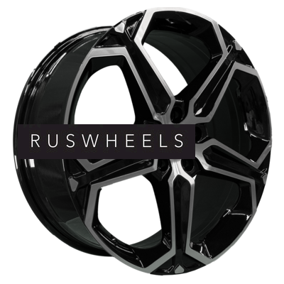 Диски Khomen Wheels 7,5x19/5x114,3 ET51 D67,1 KHW1909 (Kia Sportage / Hyundai Tucson) Black-FP