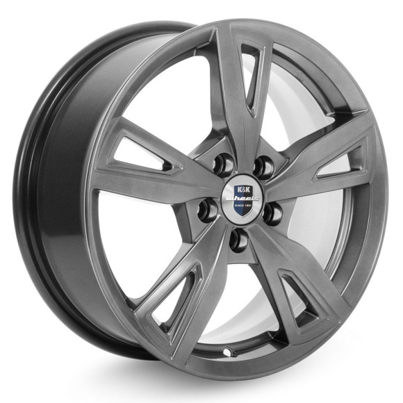 Диски КиК  Фишт-оригинал (КС690)  6,5\R16 5*108 ET50  d63,35  Дарк платинум  [r73568]
