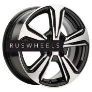 Диски Khomen Wheels 6x15/4x100 ET45 D56,6 KHW1502 (Nexia) Black-FP