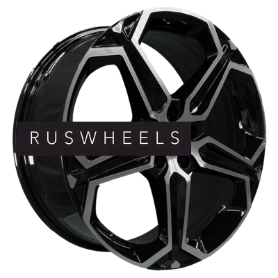 Диски Khomen Wheels 7,5x19/5x114,3 ET40 D60,1 KHW1909 (NX/RAV4) Black-FP