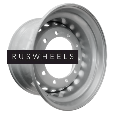 Грузовые диски Royal Spin 10x20/10x335 ET0 D281 M26 Sil Полуприцепы (под камеру) 6 500 кг Грузовые диски Royal Spin 10x20/10x335 ET0 D281 M26 Sil Полуприцепы (под камеру) 6 500 кг