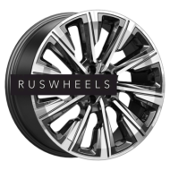 Диски КИК 7,5x19/5x108 ET49 D63,35 Галего (КС1039) Алмаз черный Диски КИК 7,5x19/5x108 ET49 D63,35 Галего (КС1039) Алмаз черный