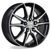 Диски КиК  Адамар (КС886)  6,5\R16 5*114,3 ET45  d67,1  Алмаз черный  [76993]