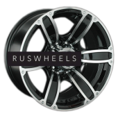 Диски LS 8x16/6x139,7 ET10 D107,1 766 BKF (конус, Колпак+лого)