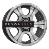 Диски КИК 8x16/6x139,7 ET0 D110,1 Байконур (КС465М) Дарк платинум