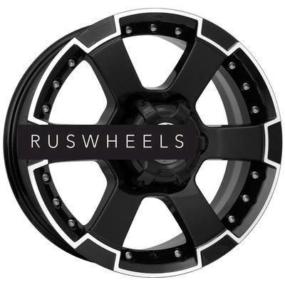 Диски КИК 7x16/6x139,7 ET38 D100,1 M56 (КС593) Алмаз черный Диски КИК 7x16/6x139,7 ET38 D100,1 M56 (КС593) Алмаз черный