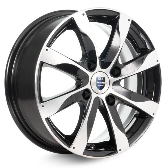 Диски КиК 5.5\R14 4*100 ET45 d56.1 Алмаз черный