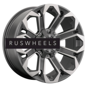 Диски LS 9x18/6x139,7 ET20 D106,1 1366 MGMF (конус, Колпак+лого)