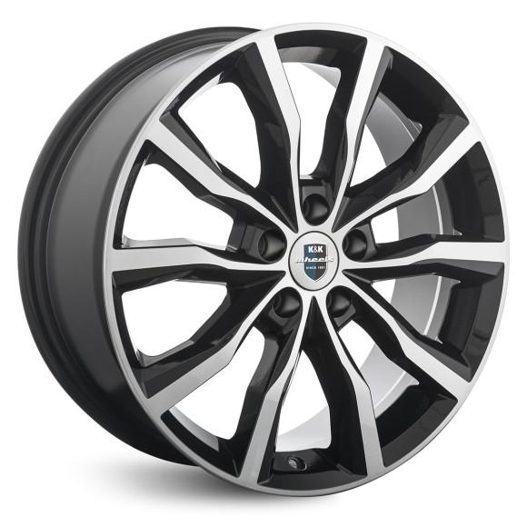 Диски КиК 7.5\R18 5*108 ET33 d67.1 алмаз чёрный Диски КиК 7.5\R18 5*108 ET33 d67.1 алмаз чёрный