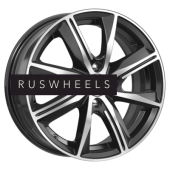 Диски КИК 6x15/4x100 ET50 D60,1 Арнар-оригинал (КС890) Алмаз черный SK