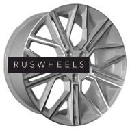 Диски Khomen Wheels 9,5x21/5x120 ET45,5 D62,5 KHW2101 (Li 7/9) F-Silver-FP Диски Khomen Wheels 9,5x21/5x120 ET45,5 D62,5 KHW2101 (Li 7/9) F-Silver-FP