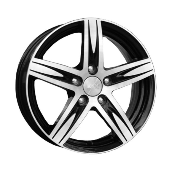 Диски КиК  Андорра-оригинал (КС454)  6,5\R16 5*105 ET39  d56,6  Алмаз черный  [r6685]