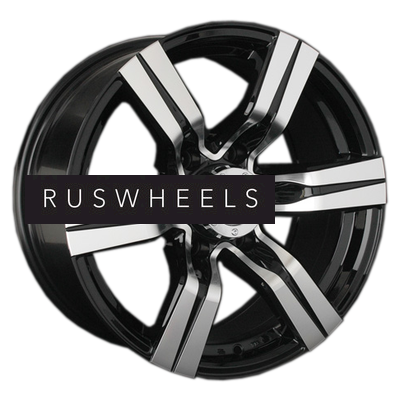 Диски LS 8x17/6x139,7 ET10 D106,1 767 BKF (конус, Колпак+лого)