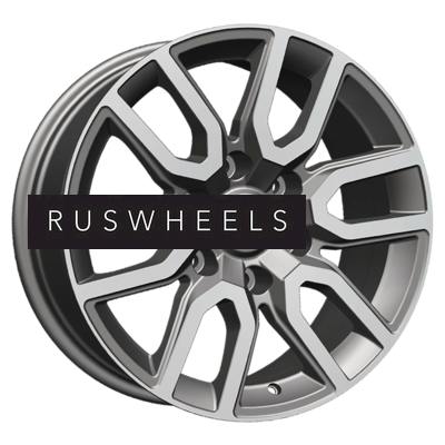 Диски Khomen Wheels 8x17/6x139,7 ET30 D106,1 KHW1723 (JAC T6 Pickup) Gray-FP Диски Khomen Wheels 8x17/6x139,7 ET30 D106,1 KHW1723 (JAC T6 Pickup) Gray-FP