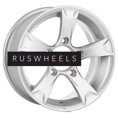 Диски КИК 6,5x15/5x139,7 ET30 D98 Триал (КС621) Сильвер