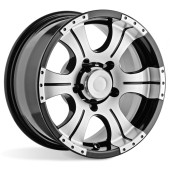 Диски КиК 8,0\R16 6*139.7 ET0 d110.1 Алмаз черный Диски КиК 8,0\R16 6*139.7 ET0 d110.1 Алмаз черный