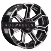 Диски LS 9x20/6x139,7 ET20 D106,1 1293 BKF (конус, Колпак+лого)