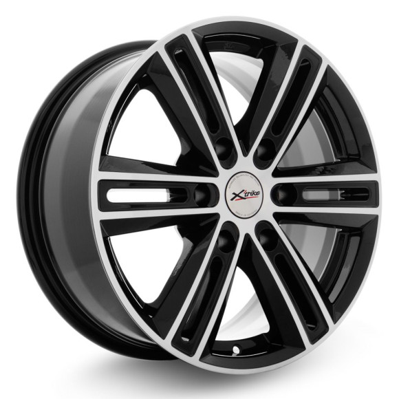 Диски Xtrike 7.5\R17 6*139.7 ET25 d106.1 BK/FP Диски Xtrike 7.5\R17 6*139.7 ET25 d106.1 BK/FP