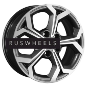 Диски Khomen Wheels 6,5x16/5x114,3 ET43 D67,1 KHW1606 (Huyndai/Kia) Gray-FP Диски Khomen Wheels 6,5x16/5x114,3 ET43 D67,1 KHW1606 (Huyndai/Kia) Gray-FP