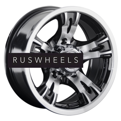 Диски LS 7x15/5x139,7 ET-10 D108,5 883 BKF (конус, Колпак+лого)