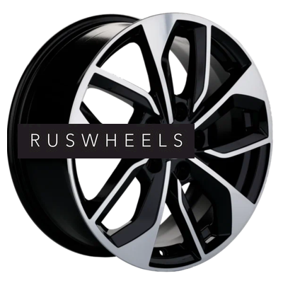 Диски Khomen Wheels 7x17/5x108 ET43 D65,1 KHW1703 (DFM AX 7) Black-FP Диски Khomen Wheels 7x17/5x108 ET43 D65,1 KHW1703 (DFM AX 7) Black-FP