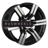 Диски LS 8x16/6x139,7 ET10 D106,1 767 BKF (конус, Колпак+лого)