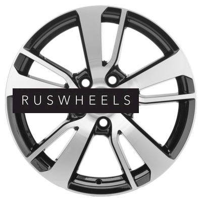 Диски Khomen Wheels 7x17/5x114,3 ET40 D66,1 KHW1704 (Qashqai) Black-FP