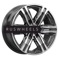 Диски КИК 7,5x17/6x139,7 ET36 D100,1 R8 (КС1174) Алмаз черный