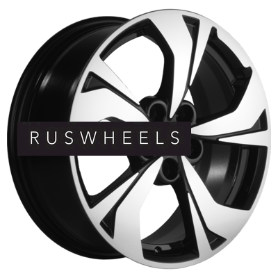 Диски Khomen Wheels 7x17/5x114,3 ET45 D67,1 KHW1724 (I-40/CX-5/ASX-5) Black-FP