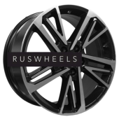 Диски Khomen Wheels 8x18/5x112 ET39 D66,6 KHW1815 (A6/Q5) Black-FP Диски Khomen Wheels 8x18/5x112 ET39 D66,6 KHW1815 (A6/Q5) Black-FP