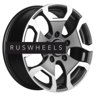 Диски Khomen Wheels 6,5x17/5x139,7 ET35 D98,5 KHW1725 (Niva 4x4) Gray-FP