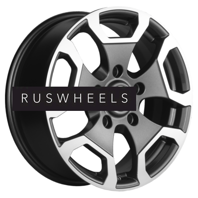 Диски Khomen Wheels 6,5x17/5x139,7 ET35 D98,5 KHW1725 (Niva 4x4) Gray-FP Диски Khomen Wheels 6,5x17/5x139,7 ET35 D98,5 KHW1725 (Niva 4x4) Gray-FP