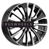 Диски КИК 6,5x17/5x114,3 ET37 D66,6 Flanker (КС1097) Алмаз черный