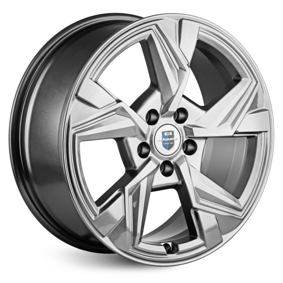 Диски КиК 7.5\R18 5*114.3 ET38 d67.1 Дарк платинум