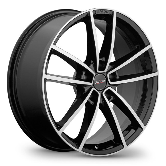 Диски Xtrike 7.5\R19 5*114.3 ET40 d60.1 BK/FP Диски Xtrike 7.5\R19 5*114.3 ET40 d60.1 BK/FP
