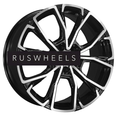 Диски Khomen Wheels 7,5x19/5x108 ET52 D60,1 KHW1907 (Exeed LX) Black-FP