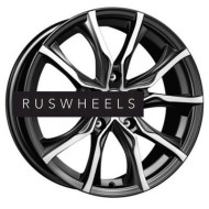 Диски КИК 7,5x17/5x114,3 ET45 D66,1 Твист (КС697) Алмаз черный Диски КИК 7,5x17/5x114,3 ET45 D66,1 Твист (КС697) Алмаз черный