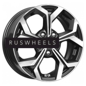 Диски КИК 6,5x16/5x114,3 ET50 D67,1 КС878 Алмаз черный Диски КИК 6,5x16/5x114,3 ET50 D67,1 КС878 Алмаз черный