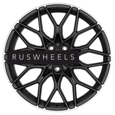 Диски Khomen Wheels 8,5x19/5x114,3 ET30 D67,1 KHW1902 (Outlander) Black MR Диски Khomen Wheels 8,5x19/5x114,3 ET30 D67,1 KHW1902 (Outlander) Black MR