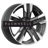 Диски КИК 7x16/5x100 ET45 D67,1 Висмут (КС1009) Алмаз черный