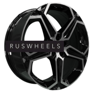 Диски Khomen Wheels 7,5x19/5x114,3 ET45 D67,1 KHW1909 (Mazda CX-5/CX-8 / Hyundai ix35) Black-FP