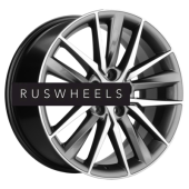 Диски Khomen Wheels 8x18/5x114,3 ET45 D60,1 KHW1807 (Geely Atlas/Atlas Pro/Lifan Myway) Gray-FP